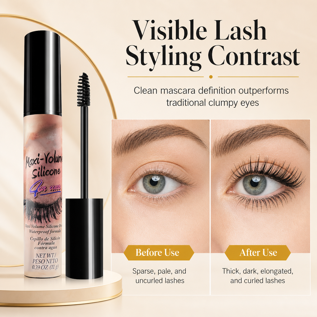 🔥🎁 1+1 GRATIS!👁️Wasserfeste Wimperntusche für Schwung und Volumen