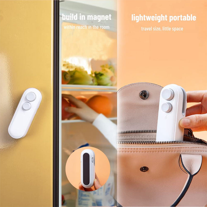 🔥1+1 GRATIS!!🎁🍟2-in-1 Mini-Beutelversiegler mit Schneidevorrichtung – USB-wiederaufladbares Heißsiegelgerät