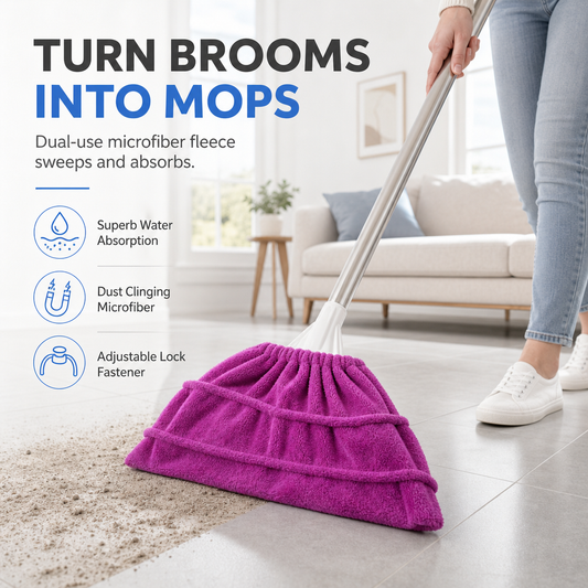 🧼 Besen- und Wischmopptuch aus Korallenvlies
