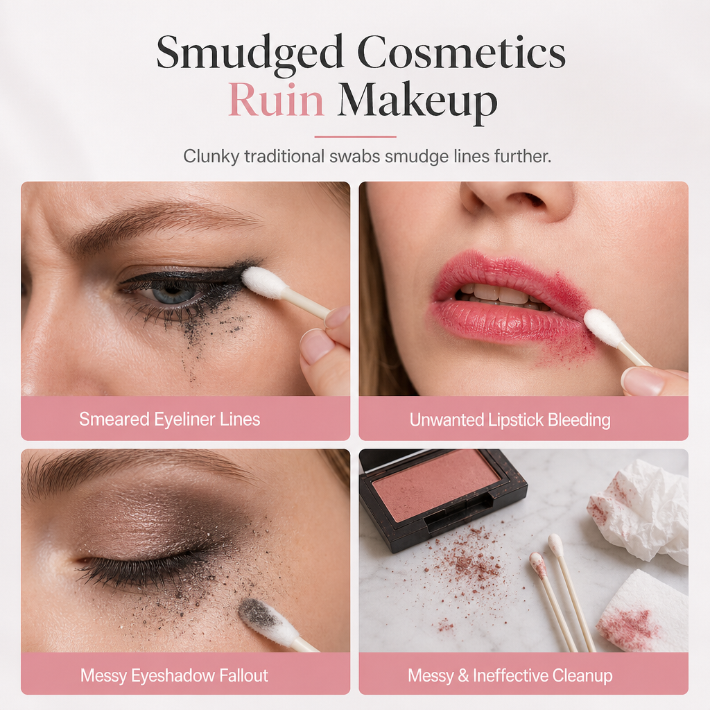 🔥Einweg-Wattestäbchen für flüssigen Augen-Make-up-Entferner, einzeln verpackt, 20 Stück