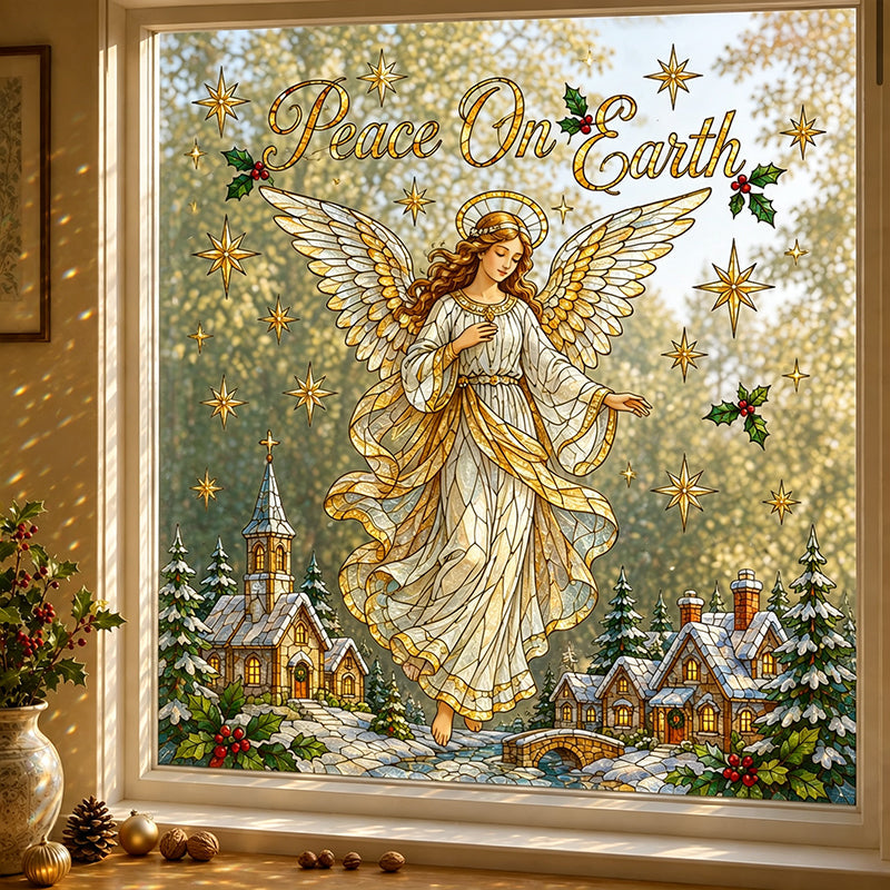Weihnachtsfensteraufkleber