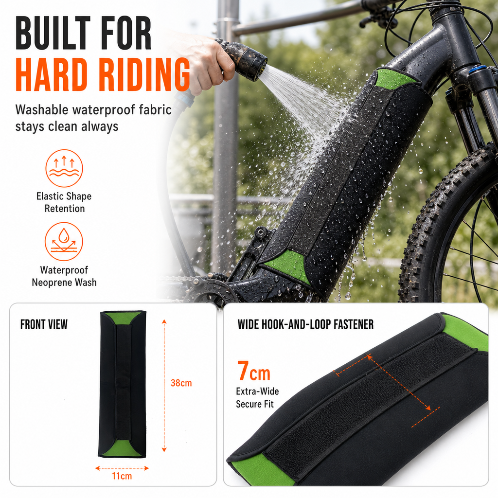 🚴❄️ Thermoschutzhülle für E-Bike-Akkus – 5 mm Neoprenisolierung gegen Kälte, Schlamm und Schmutz