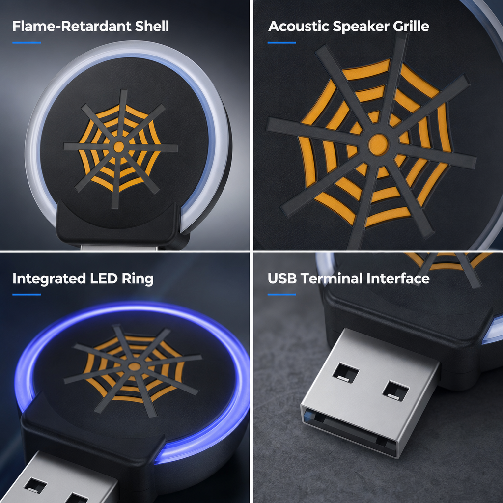 Tragbarer USB-Ultraschall-Schädlingsbekämpfer