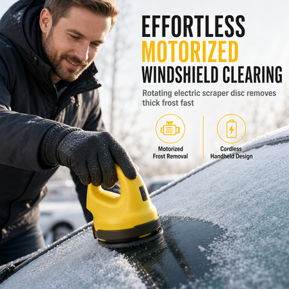🚗Elektrischer Auto-Schneekratzer und Enteisungswerkzeug für die Windschutzscheibe zur Schneeräumung im Winter