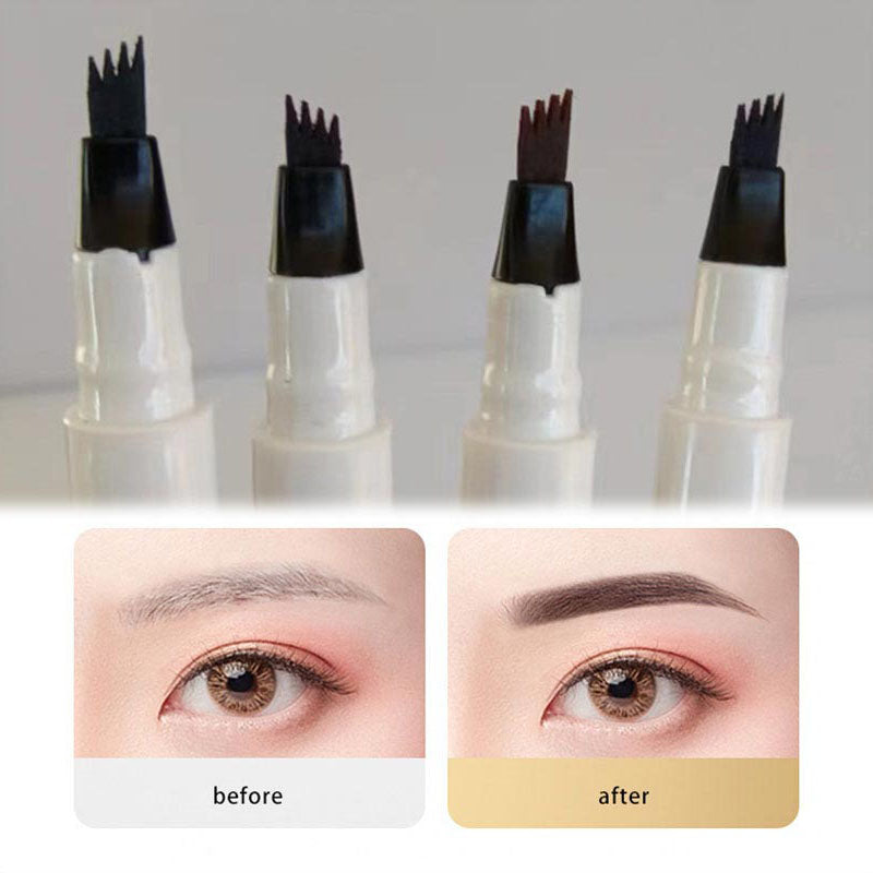 🎁Neuheiten 2026 – 50 % reduziert!💥Microblading-Augenbrauenstift mit vier Zinken