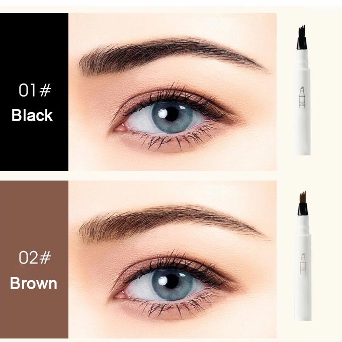 🎁Neuheiten 2026 – 50 % reduziert!💥Microblading-Augenbrauenstift mit vier Zinken