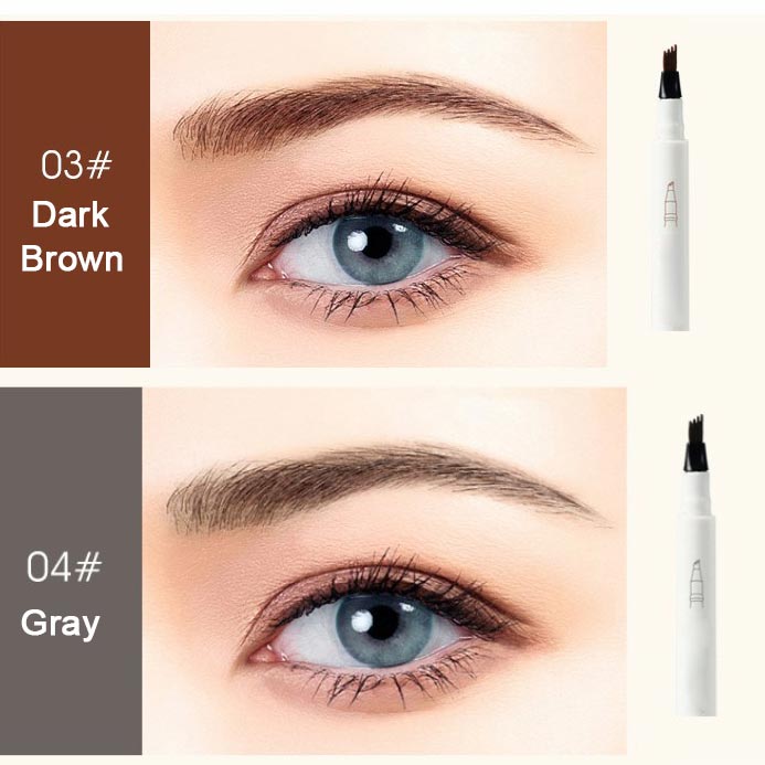 🎁Neuheiten 2026 – 50 % reduziert!💥Microblading-Augenbrauenstift mit vier Zinken