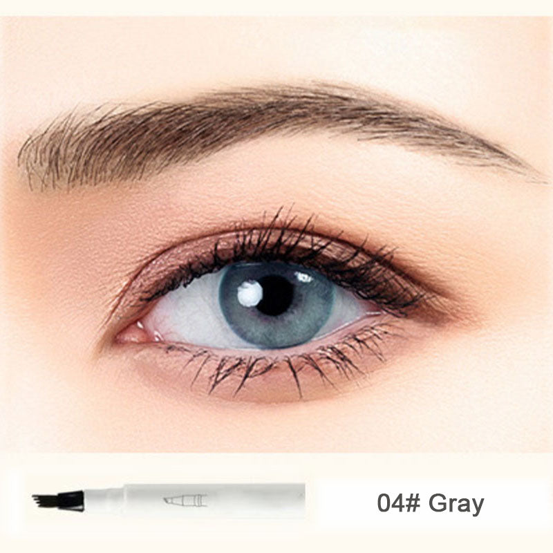 🎁Neuheiten 2026 – 50 % reduziert!💥Microblading-Augenbrauenstift mit vier Zinken