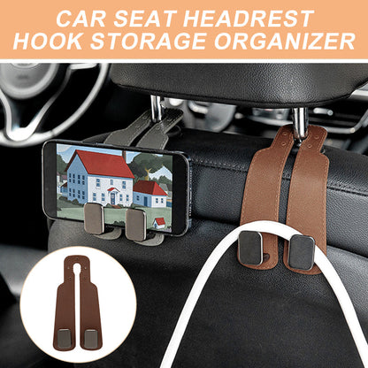 ⏳ 50 % RABATT! ⏰ Autositz-Taschenhaken – robust, einfach zu montieren und tragbar. Hält Handtaschen, Einkäufe und Taschen im Auto ordentlich! ✨🧸