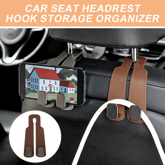 ⏳ 50 % RABATT! ⏰ Autositz-Taschenhaken – robust, einfach zu montieren und tragbar. Hält Handtaschen, Einkäufe und Taschen im Auto ordentlich! ✨🧸