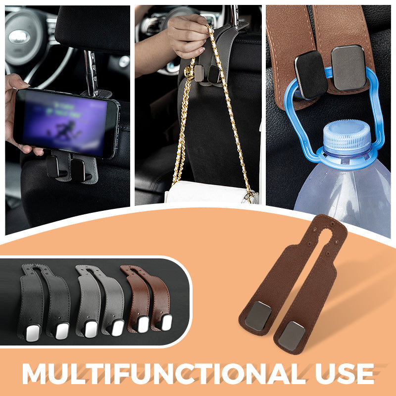 ⏳ 50 % RABATT! ⏰ Autositz-Taschenhaken – robust, einfach zu montieren und tragbar. Hält Handtaschen, Einkäufe und Taschen im Auto ordentlich! ✨🧸