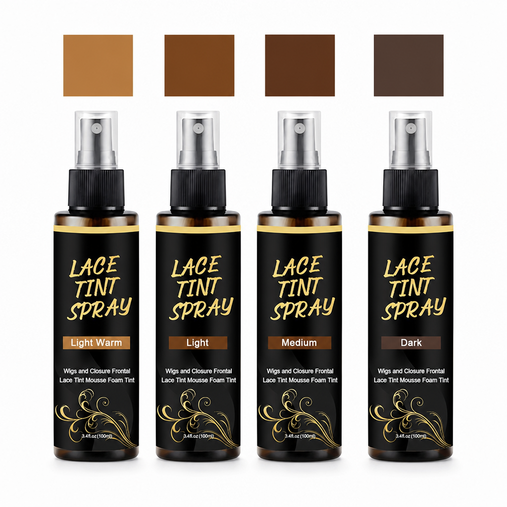 🔥🎁 2+1 GRATIS!!🥳💇‍♀️Spitzenfärbespray für Perücken, 100 ml, Färbe- und Pflegespray für Perückenspitzen