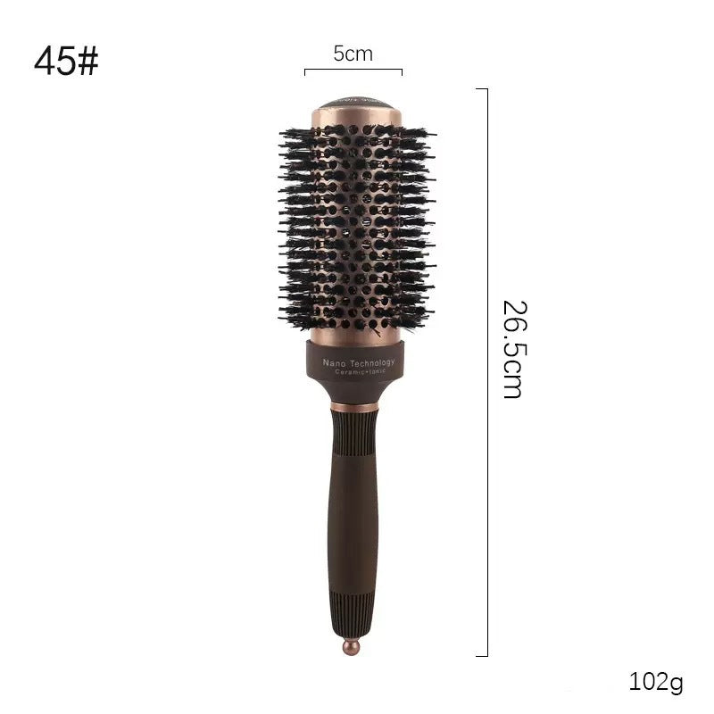 💇Professionelle Rundhaarbürste für mehr Volumen – Belüfteter Bürstenkopf, ergonomischer Griff, Salon-Ergebnisse ✨