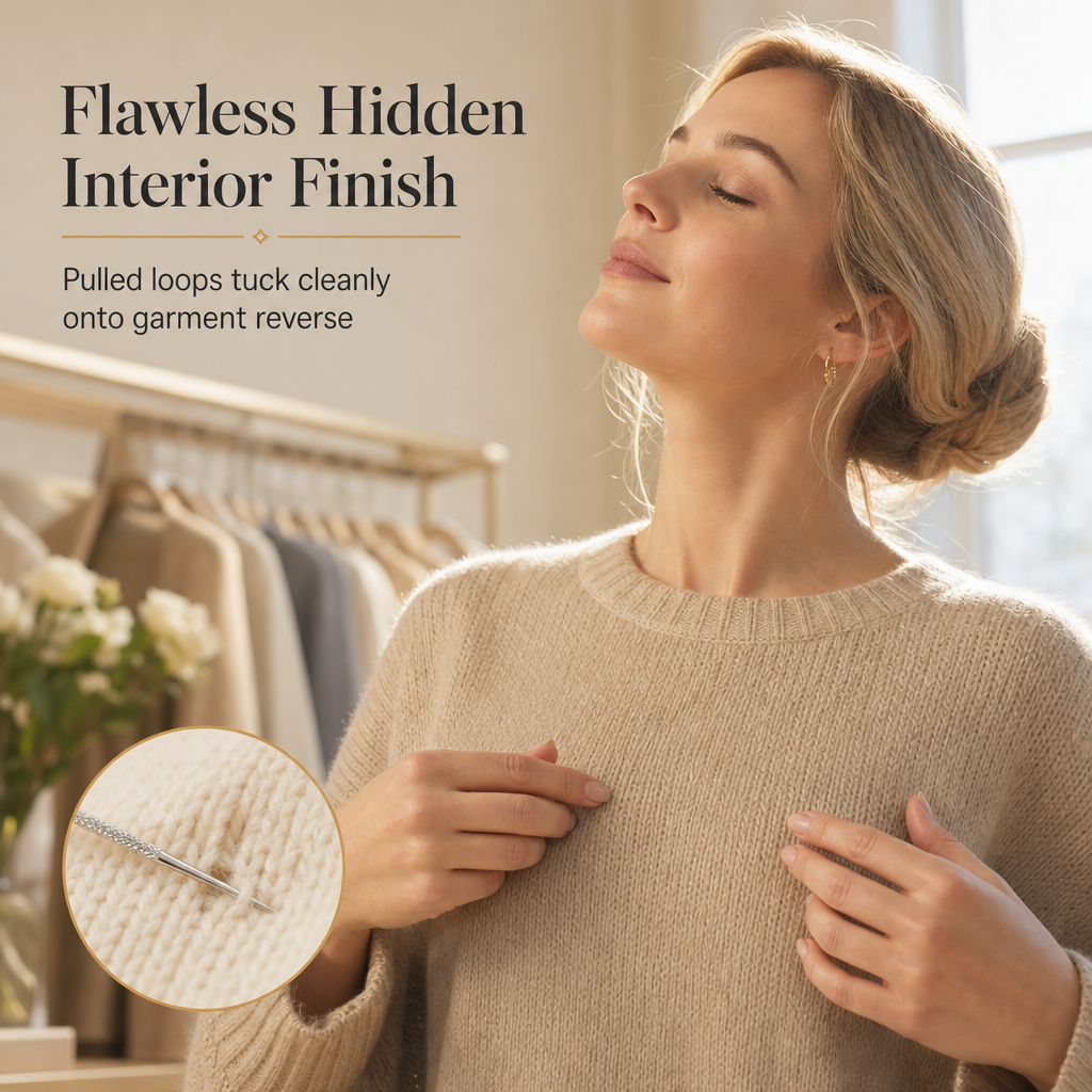 🧵✨Reparieren Sie beschädigte Strickwaren im Handumdrehen! 25-teiliges Set gerändelter Reparaturnadeln🧶
