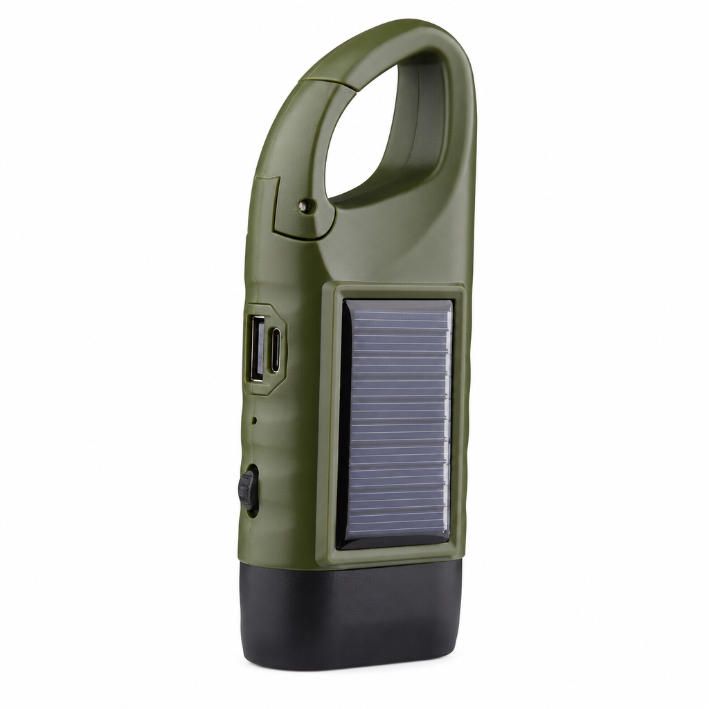 🔥JETZT 50 % RABATT!🔦Solar- und Handkurbellampe – die perfekte Notbeleuchtung für Outdoor-Aktivitäten und Notfälle✨