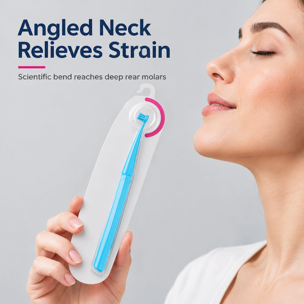 🦷Zahnzwischenraumbürste mit kleinem Bürstenkopf, zur Reinigung von Weisheitszähnen und Zahnzwischenräumen – 3-teiliges Set