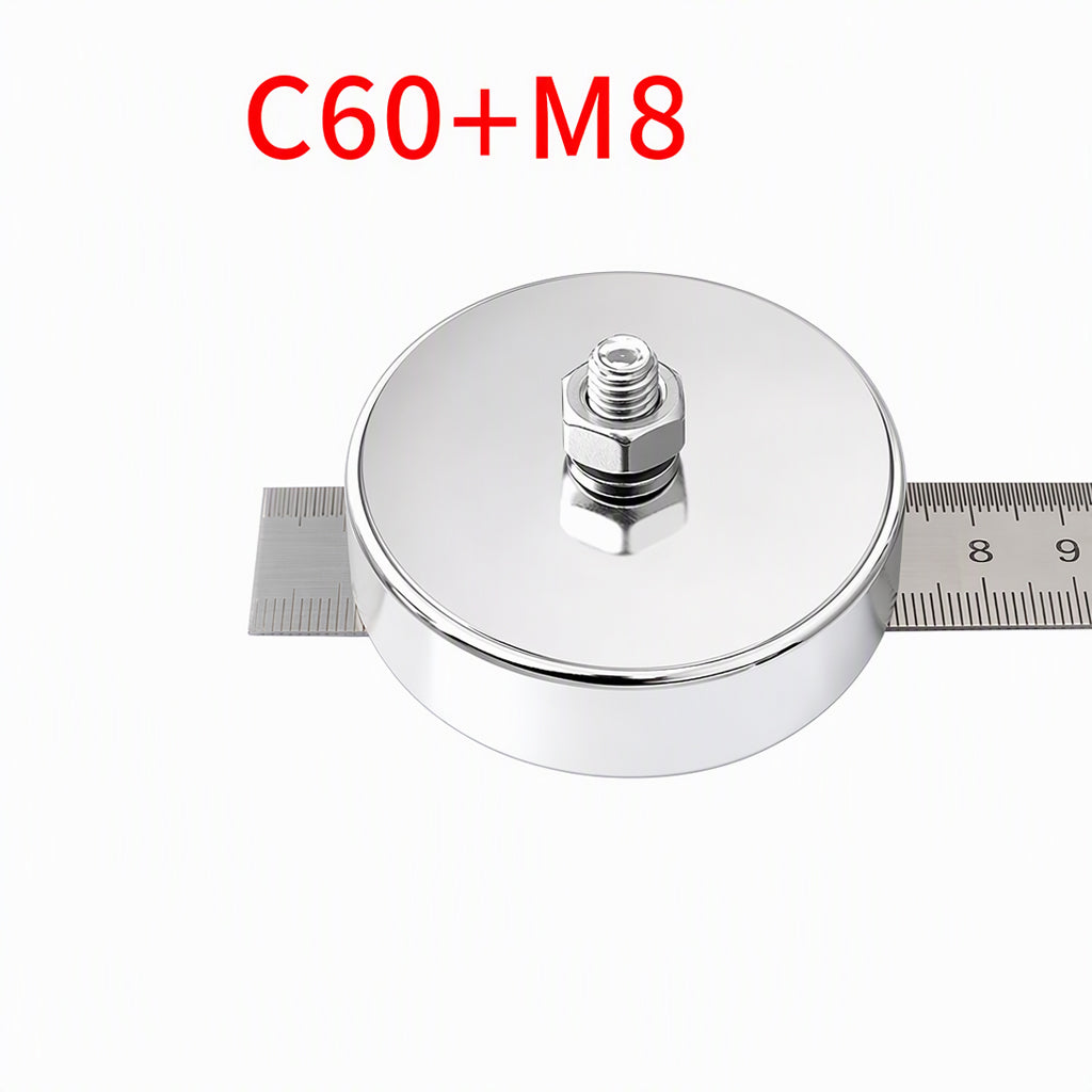 Leistungsstarke Neodym-Topfmagnete mit versenkter Bohrung
