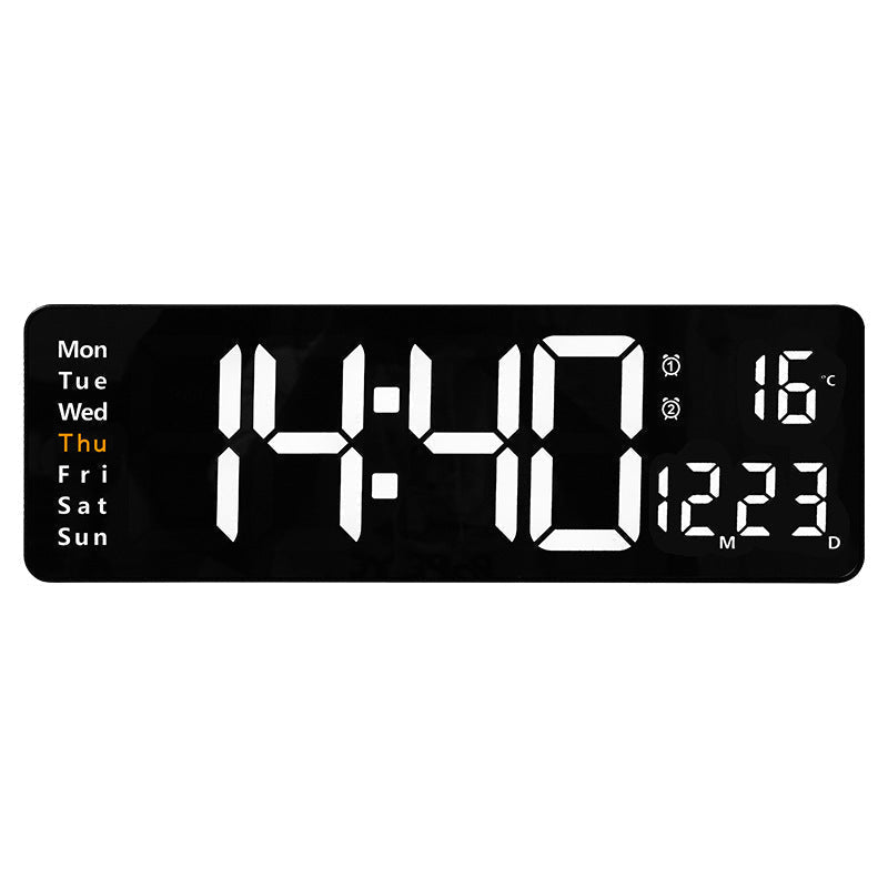 📢📢 50% RABATT !! ⏰ Große Digitaluhr 13 Zoll / 16 Zoll mit Temperaturanzeige, Datum, automatischer Sommerzeit & Nachtlicht mit automatischer Helligkeitsregelung