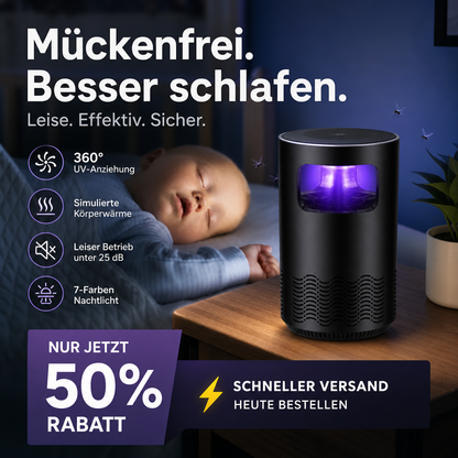 🔥50 % RABATT! 🦟 USB Mückenlampe für Innenräume!