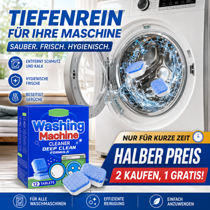 🔥🎁 2+1 GRATIS!!🥳💞2+1 GRATIS!!⚡💦Leistungsstarke Waschmaschinen-Reiniger Tabletten