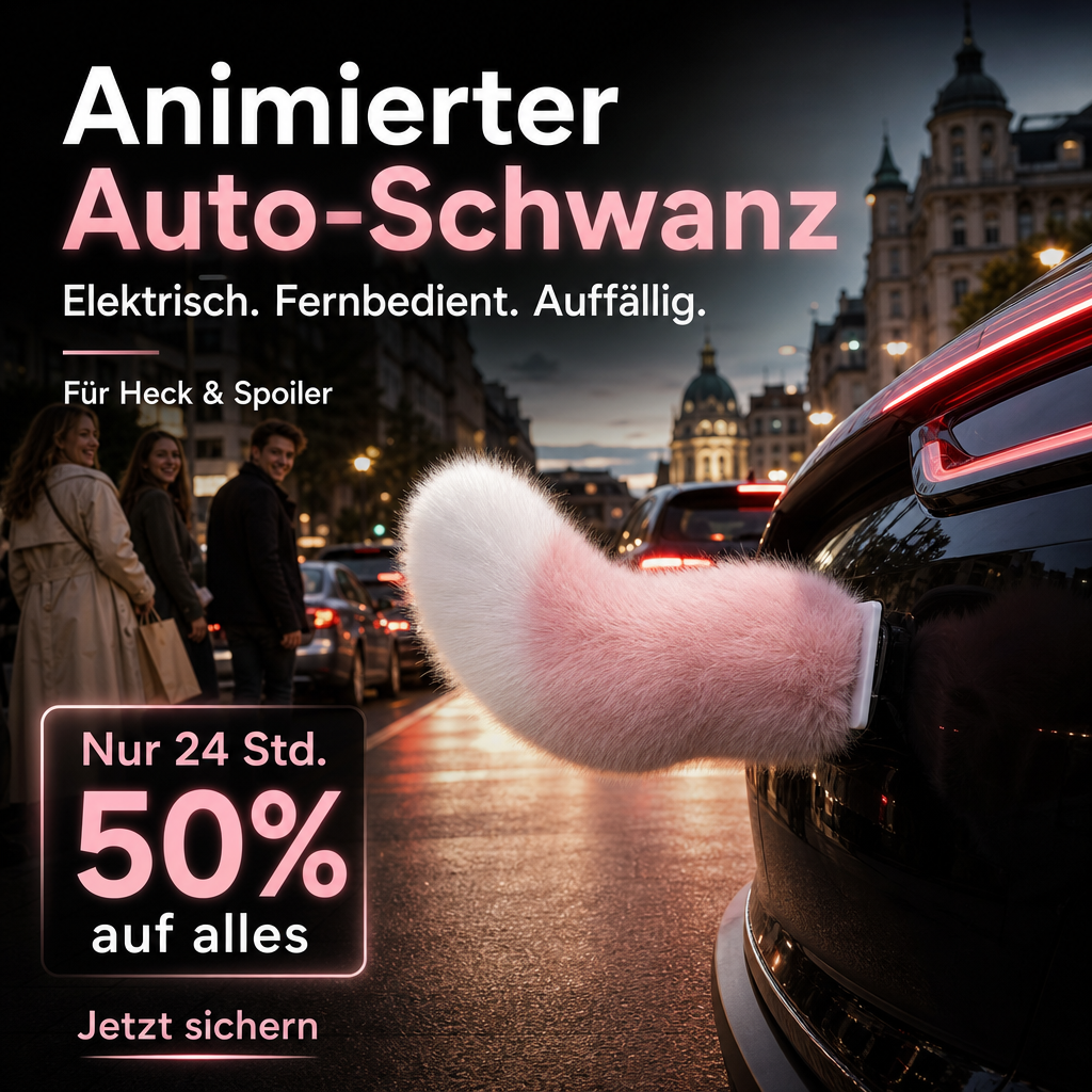 📢📢50 % Rabatt!!🥳 🚗Ferngesteuerter elektrischer Tier‑Schwanz | Für Autodesign & Partys🎮🎉