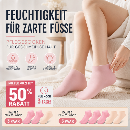 ⏳ 50% RABATT!! 🔥 Feuchtigkeitsspendende Fußmaske, Peeling-Silikonsocken, Strand-Schutzsocken