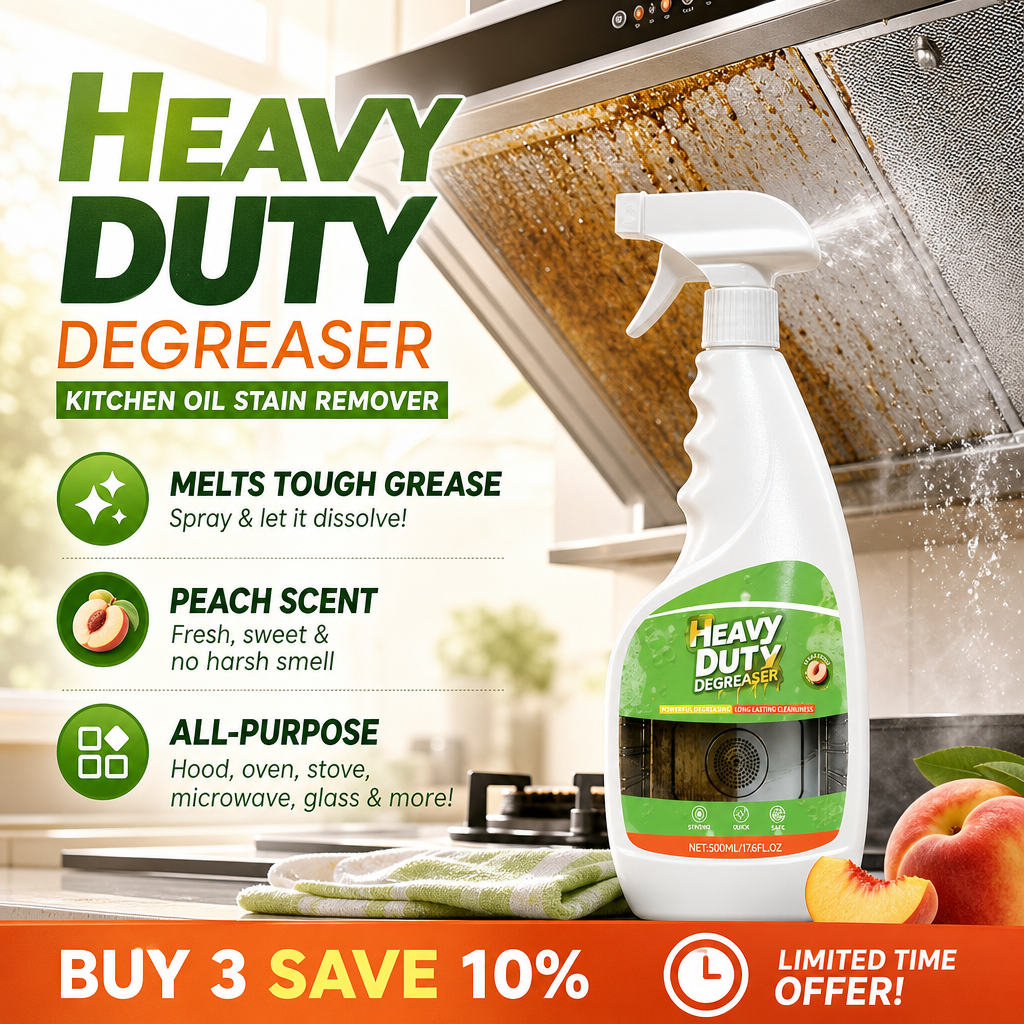 ⏳HEISSER ANGEBOT 50 % RABATT✨💞Über 50.000 verkaufte Exemplare!🏆Hochwirksames Entfettungsspray für die Küche