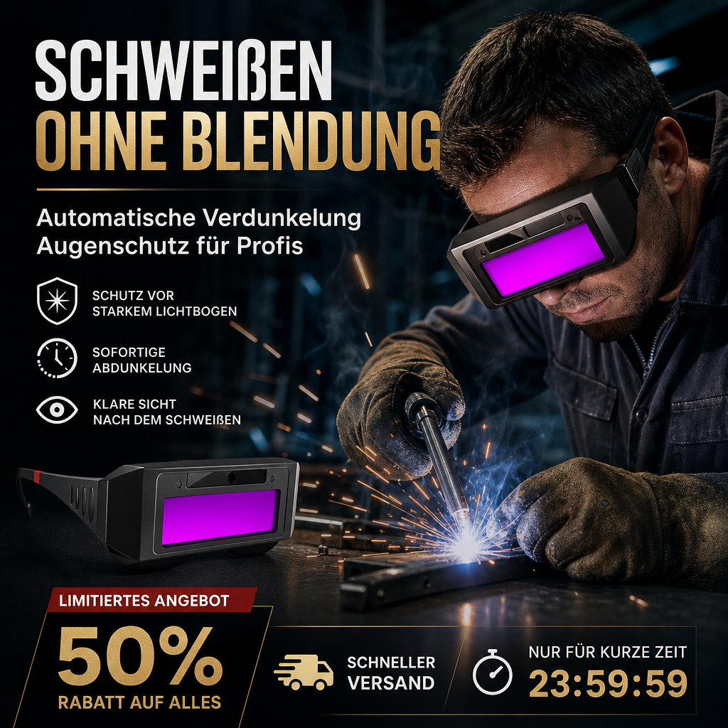 🎉 2026er-Aktion –50K+ VERKAUFT! 🥽 Schweißerschutzbrillen